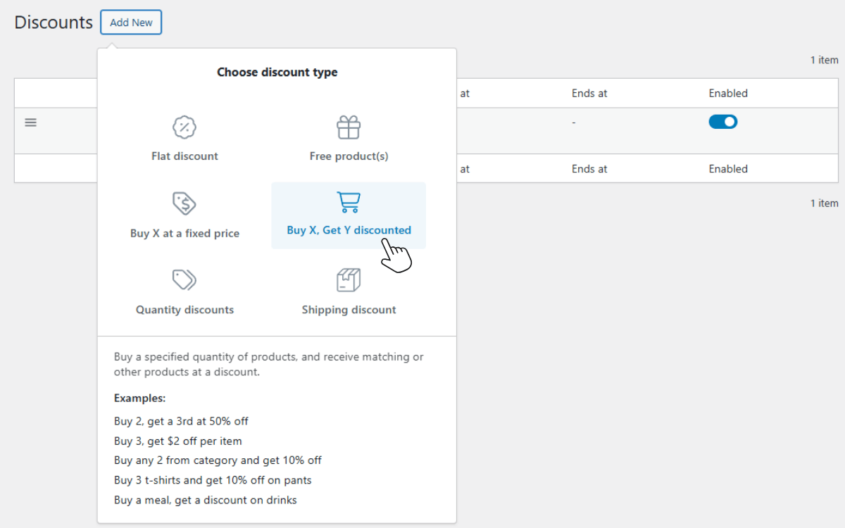 woocommerce buy x get y