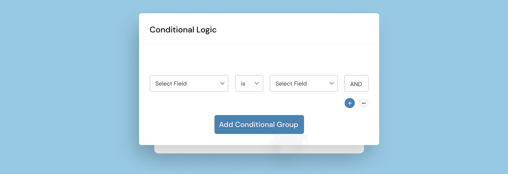 Conditional logic illustration