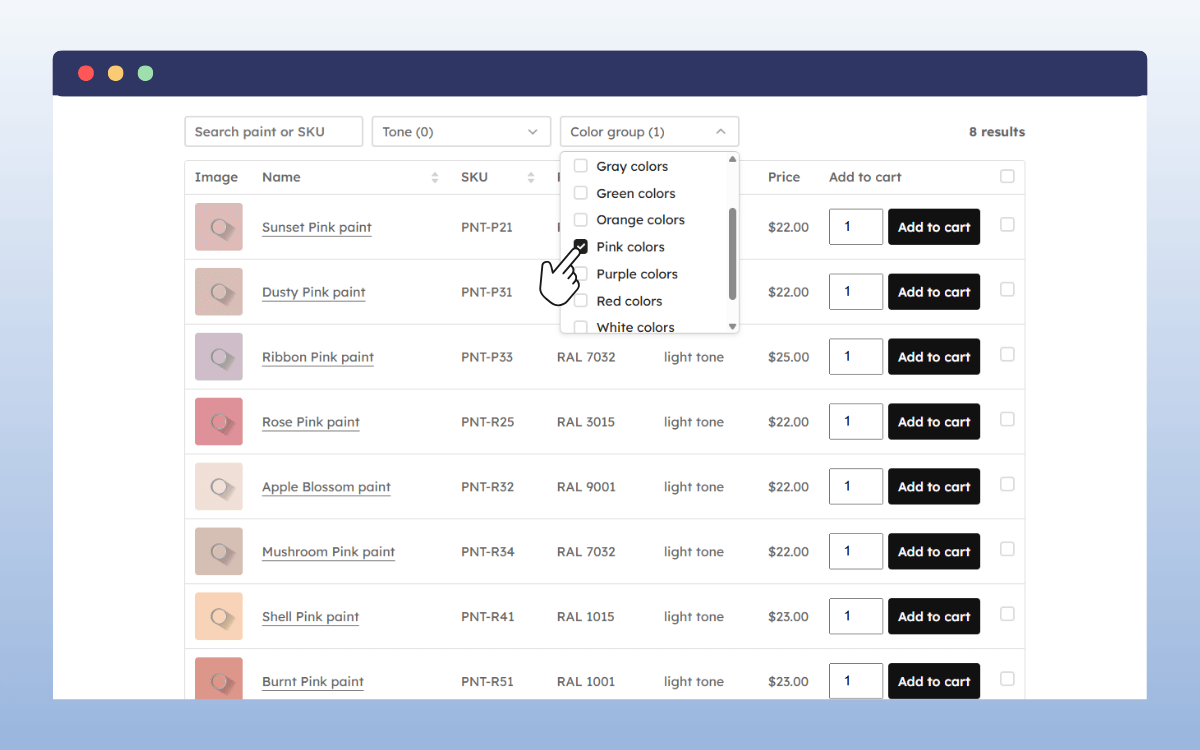 wholesale order form woocommerce