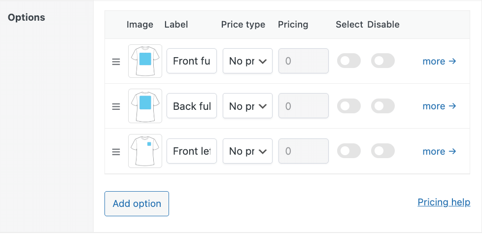 Add options to an image swatch field