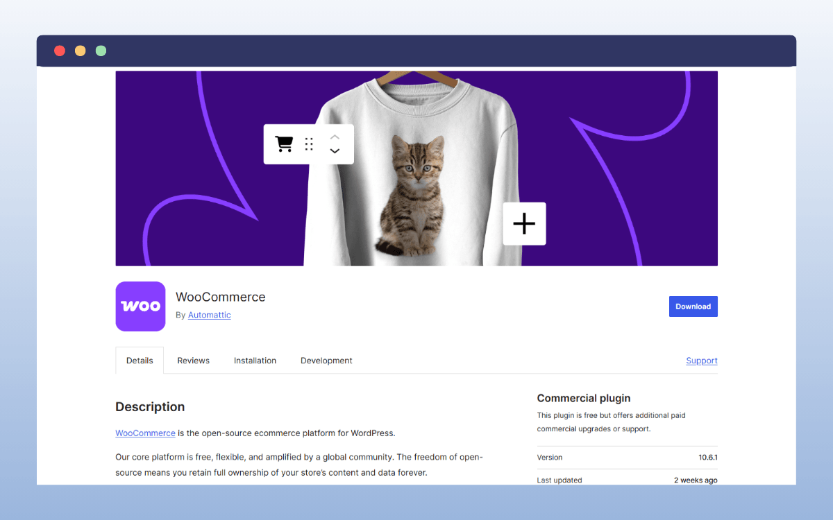 download woocommerce