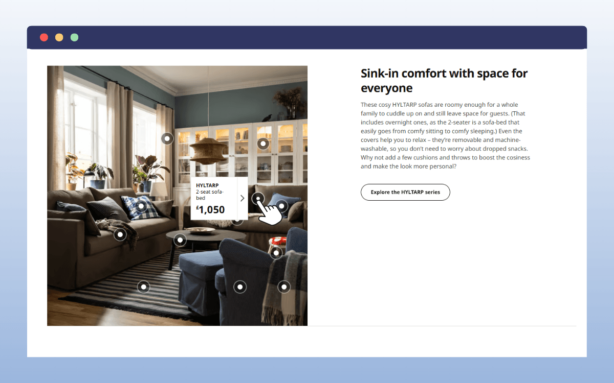 ikea shoppable images