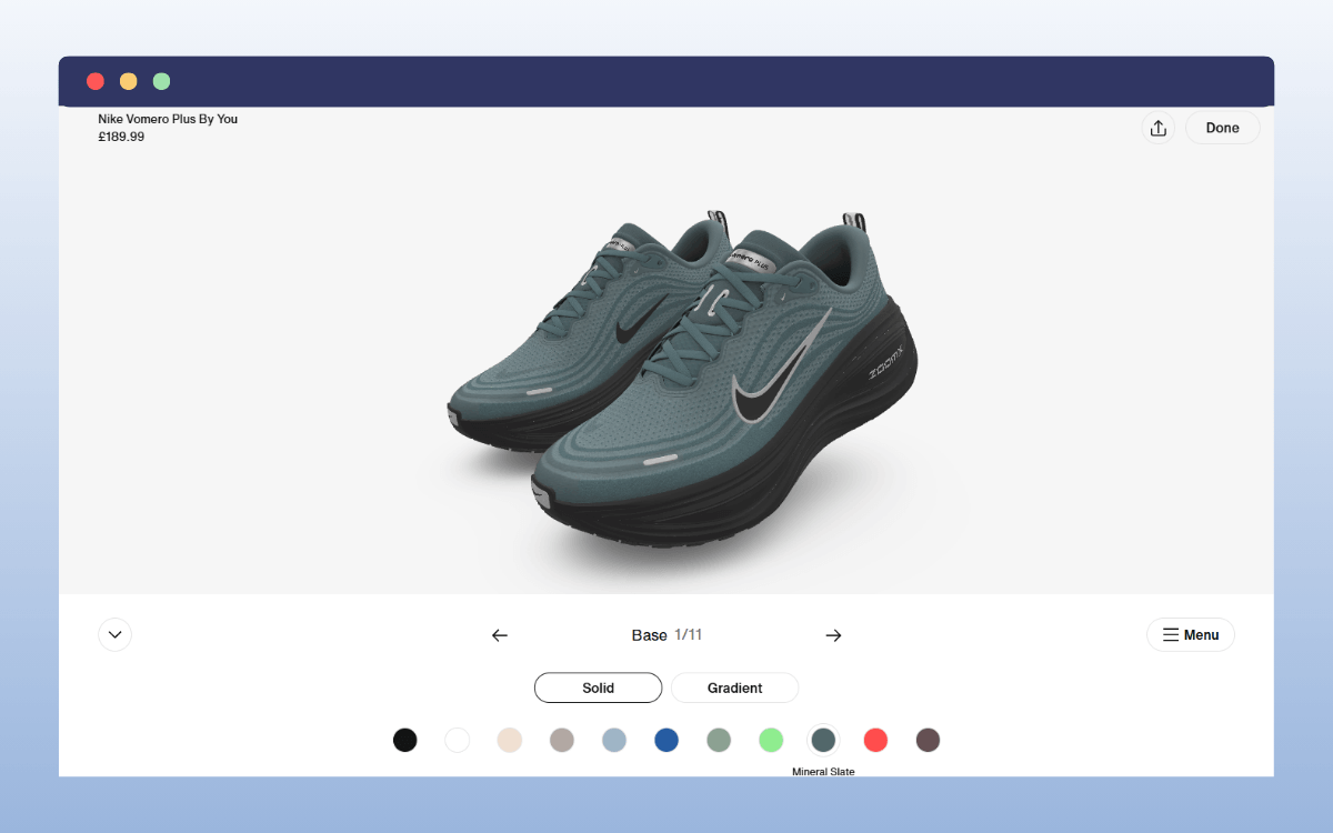 nike shoe customizer