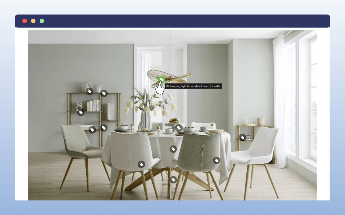 shoppable images website
