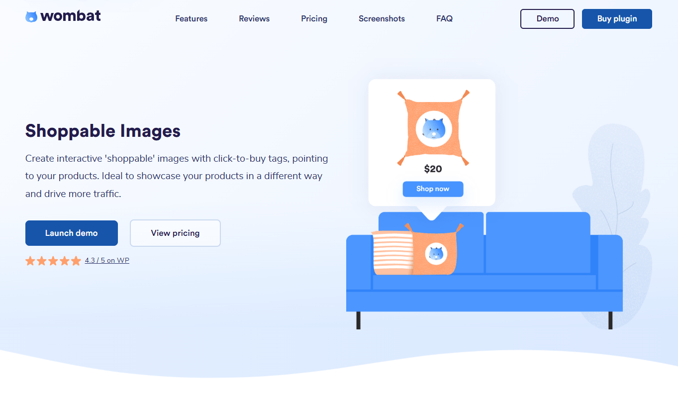 shoppable images woocommerce