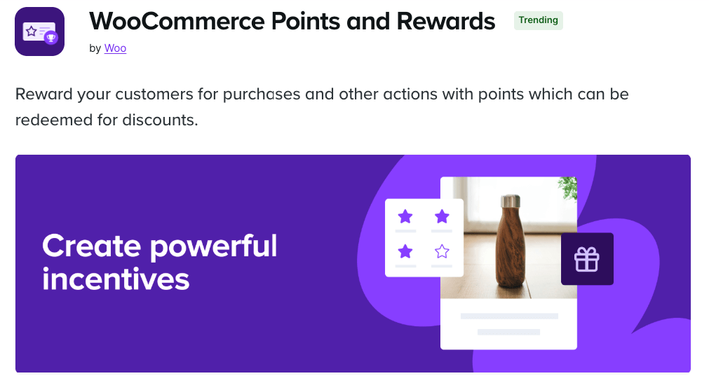 Official WooCommerce Points and Rewards
