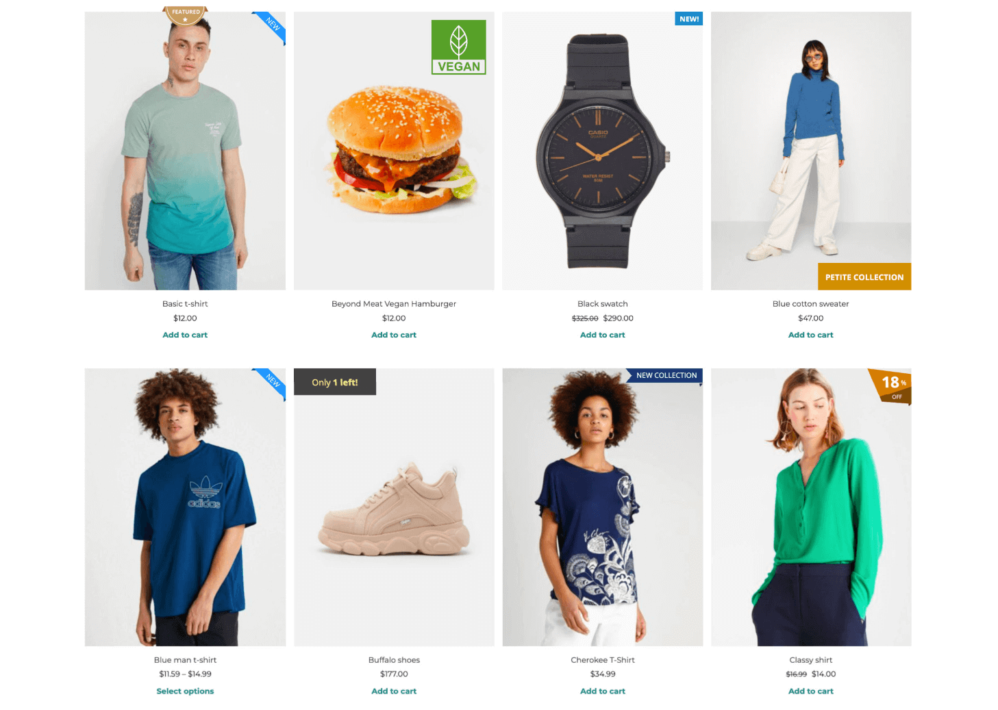 YITH discount badge examples