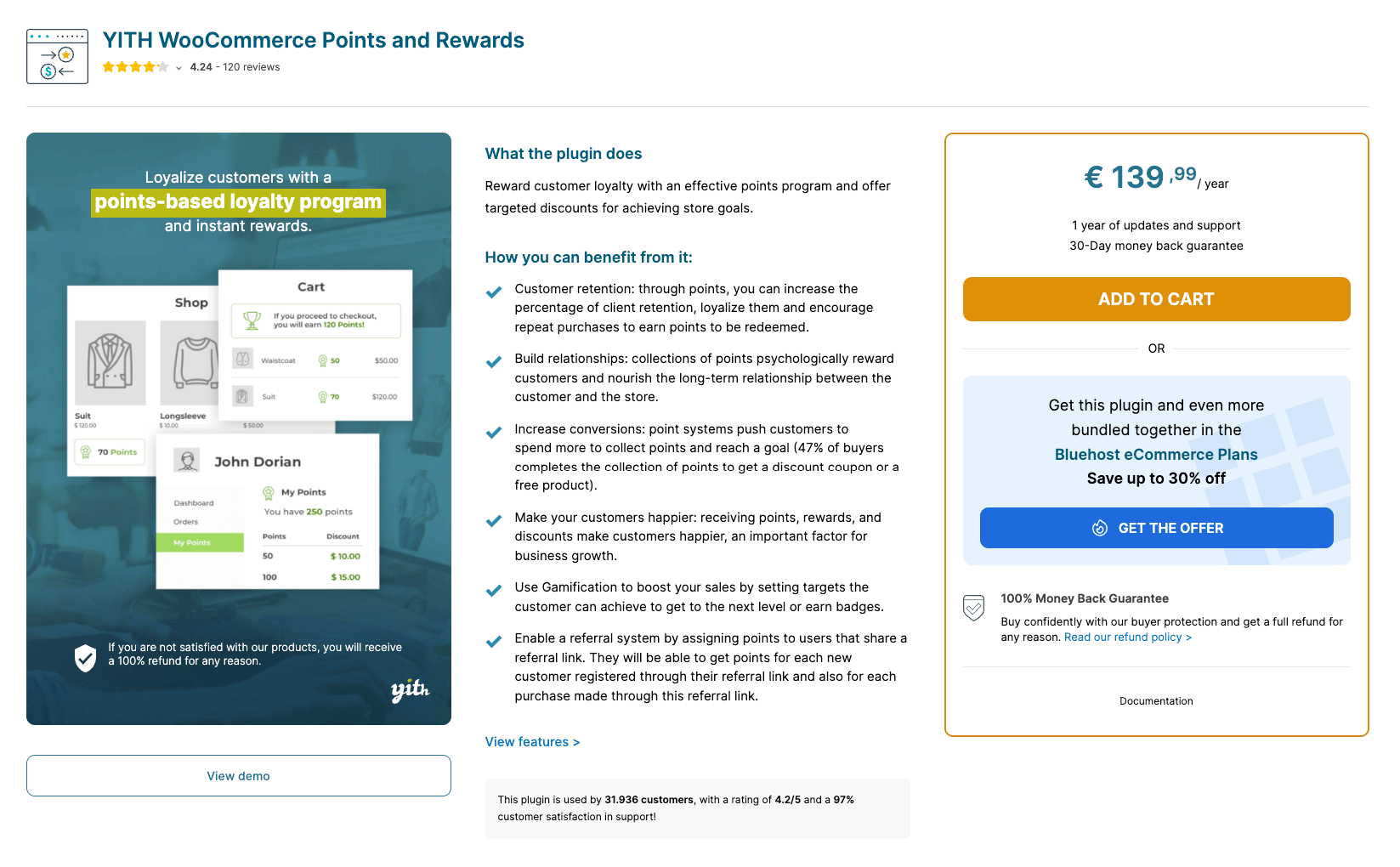 YITH WooCommerce Points and Rewards homepage