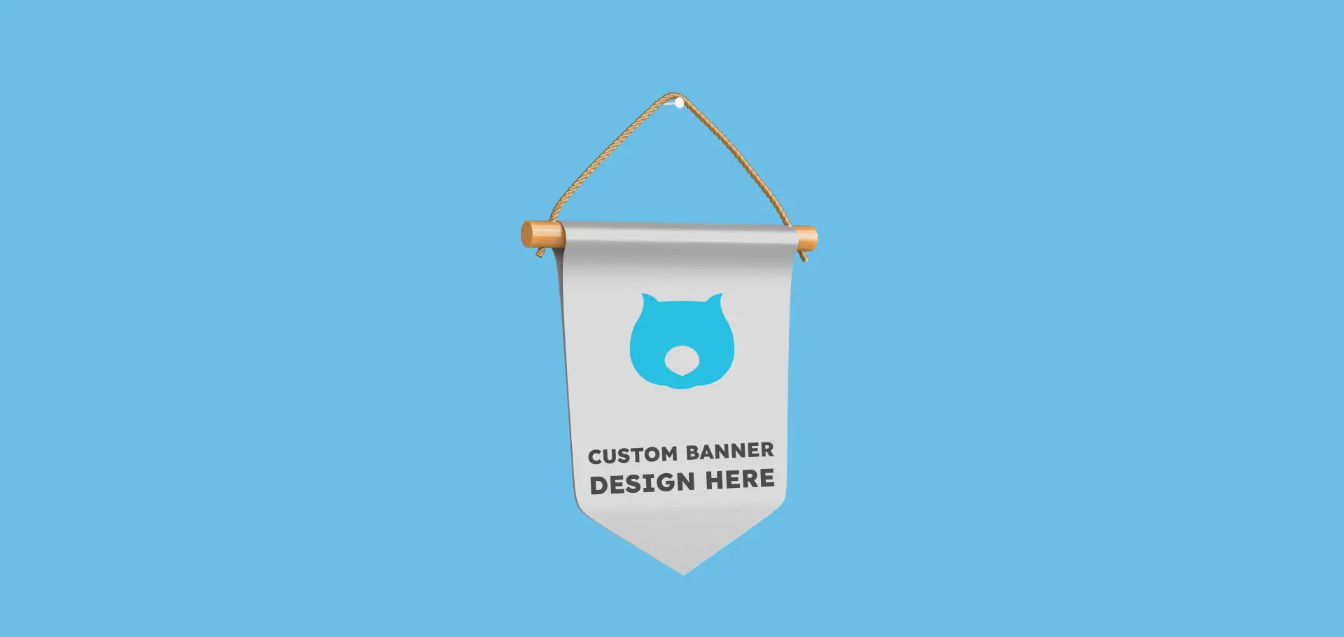 Custom banner illustration